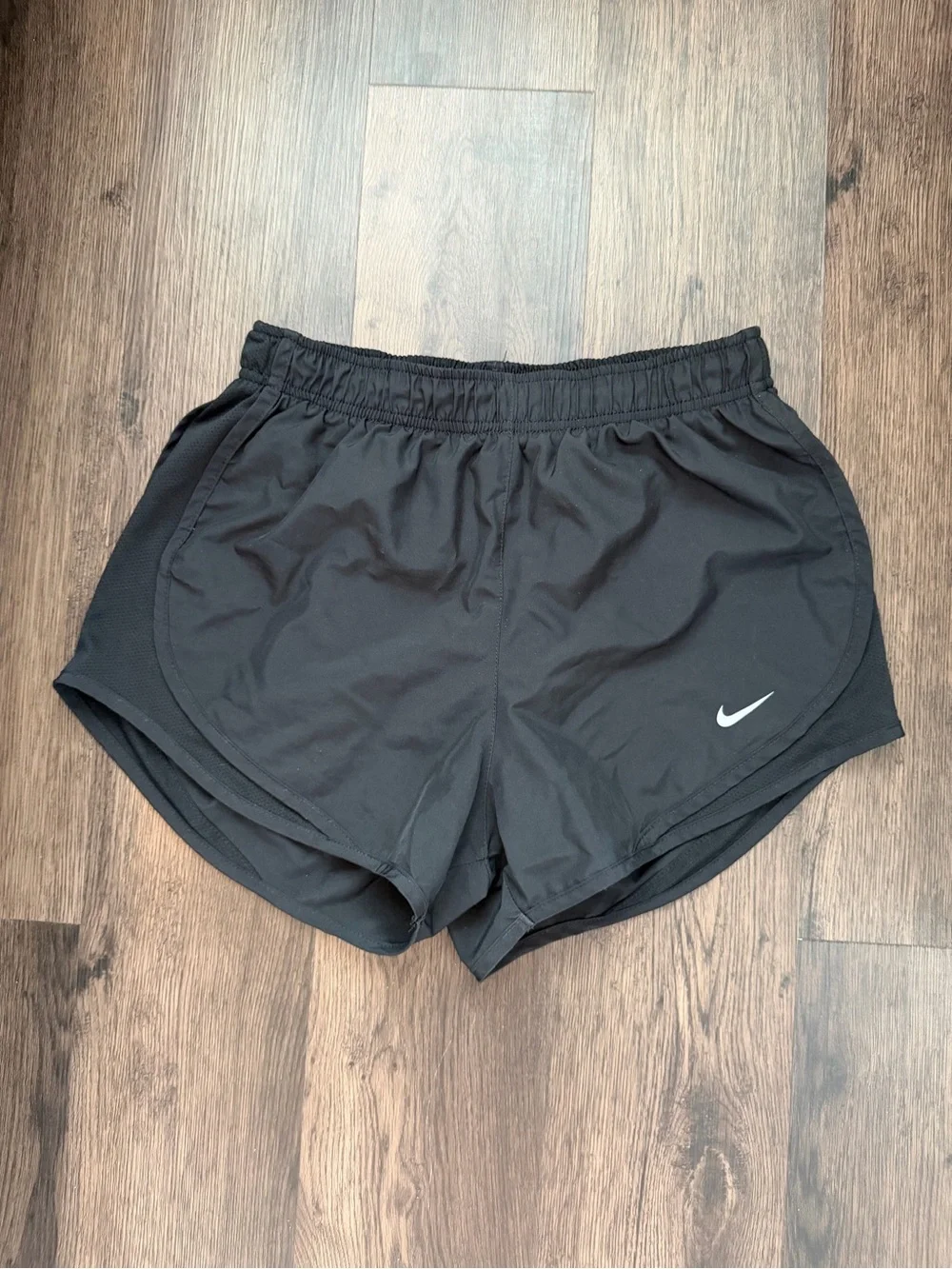 Nike Black Women's Athletic Shorts with Swoosh